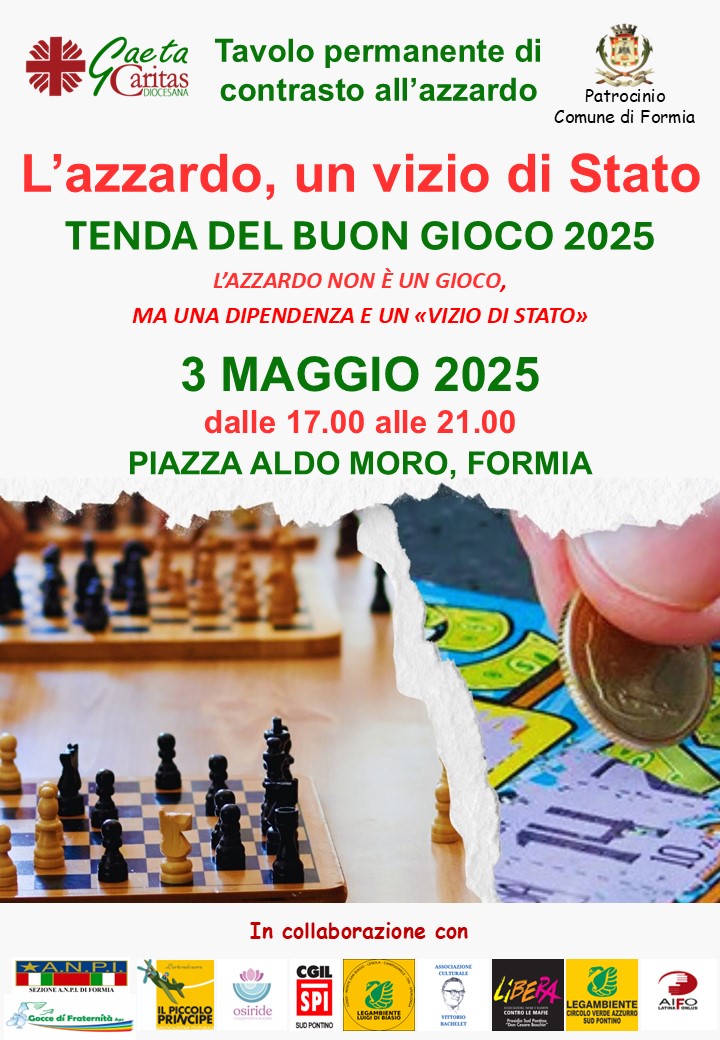 A Formia per dire “NO” all’azzardo: la “Tenda del Buon Gioco”